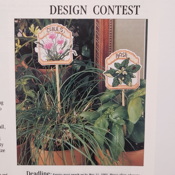 Cross Stitch Project Magazine 1993 Valentine Gifts - Picture 10 of 10